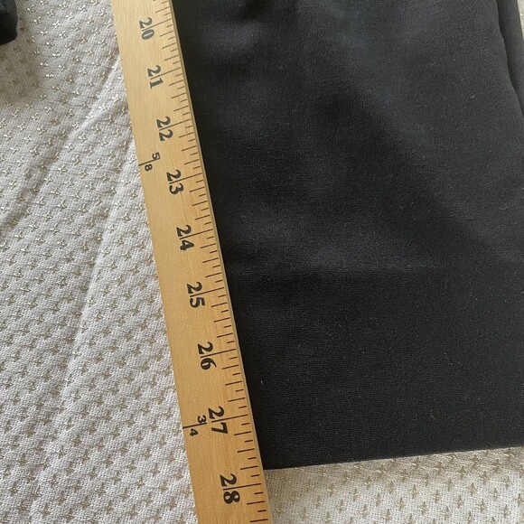 Eileen Fisher Black Pull On Pants Ankle Medium Rayon Nylon Spandex Blend Career - Picture 7 of 9